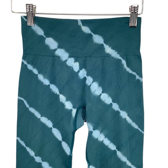 Tory Burch Size Small High-Rise Shibori Seemless Leggings Tie-Dye‎ High-Rise - Picture 5 of 11